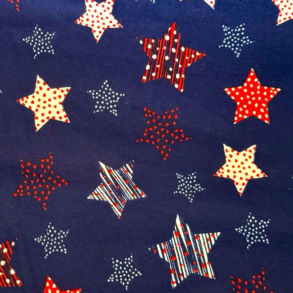 STARS Pajama Lounge Pants * size XXL 2X 2XL * Blue Red White * - Picture 4 of 9
